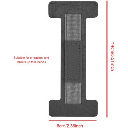Sangle de Poignée pour Tablette Kindle 6-8 Pouces, Poignée à Main Universelle avec Sangle Antidérapante, Support à Doigt, Poigné