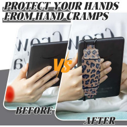 Support de dragonne confortable pour kindle, support à main léger et sécurisé pour lire au lit, compatible avec kindle paperblan