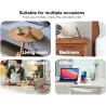 Support de téléphone en bambou et support pour iPad, support pliable universel à angle réglable, support de poche pour tous les 