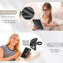 Moko Lot de 2 dragonnes pour Tablette Kindle eReaders Fire de 6 à 8" - Kindle/Kobo/Voyaga/Lenovo/Sony - Sangle de Maintien Polyv