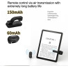 Télécommande pour Kindle, support mains libres pour liseuse électronique, 2,4 GHz, portée 10 mètres, design portable (noir)