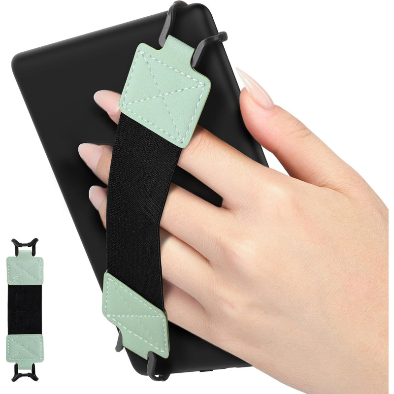 MoKo Dragonne de Sécurité pour 6-8" Kindle eReaders Fire Tablet - Kobo/Voyaga/Sony Kindle E-Book Tablet, Sangle Haute-Élastique 