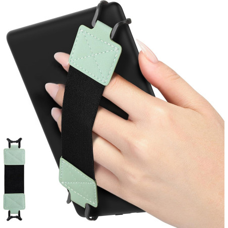 MoKo Dragonne de Sécurité pour 6-8" Kindle eReaders Fire Tablet - Kobo/Voyaga/Sony Kindle E-Book Tablet, Sangle Haute-Élastique 