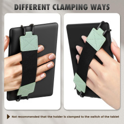 MoKo Dragonne de Sécurité pour 6-8" Kindle eReaders Fire Tablet - Kobo/Voyaga/Sony Kindle E-Book Tablet, Sangle Haute-Élastique 