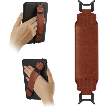 Dragonne sécurisée pour Kindle et tablettes – Support polyvalent et léger pour tablette Kindle/Kobo/Voyaga/Lenovo/Sony E-Book de