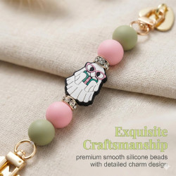 1pc Bracelet Fantôme pour Liseuse Kindle, Support Main pour 6-8 Pouces E-Reader, Compatible avec Téléphone/iPad mini 3,5-8 Pouce