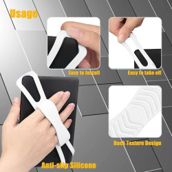 Dragonne confortable pour kindle et tablettes de 4,7 à 8", sangle universelle haute élasticité pour tablette/paperblanc/kobo/oas