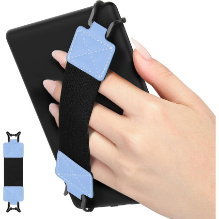 MoKo Dragonne de Sécurité pour 6-8" Kindle eReaders Fire Tablet - Kobo/Voyaga/Sony Kindle E-Book Tablet, Sangle Haute-Élastique 