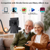 Support de tablette de chevet pour lecture Kindle au lit avec tourne-page à distance, support de bureau mains libres col de cygn