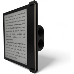 Support pour kindle ereader - poignée confortable et ergonomique pour une lecture confortable (oasis, noir)