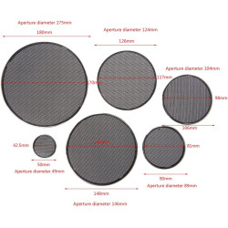 SimpleLife 1/2/3/4/5/6.5/6,5 Pouces Grilles de Haut-Parleur Cover Cover Grill Rond Enceinte de Protection Cercle décoratif Audio