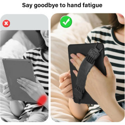 Support de doigt réglable pour tablettes de 15,2 à 17,8 cm, léger, élastique, poignée de protection antidérapante