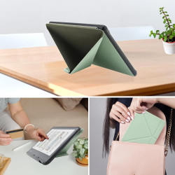 Dmluna étui pour kobo libra colour 7" (modèle n428 2024) - coque légère en cuir pu de qualité supérieure avec support origami et