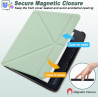 Dmluna étui pour kobo libra colour 7" (modèle n428 2024) - coque légère en cuir pu de qualité supérieure avec support origami et