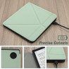 Dmluna étui pour kobo libra colour 7" (modèle n428 2024) - coque légère en cuir pu de qualité supérieure avec support origami et