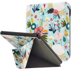 DMLuna Étui pour Kobo Libra Colour 7" (Modèle N428 2024) - Coque légère en Cuir PU de qualité supérieure avec Support Origami et