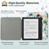 DMLuna Étui pour Kobo Libra Colour 7" (Modèle N428 2024) - Coque légère en Cuir PU de qualité supérieure avec Support Origami et