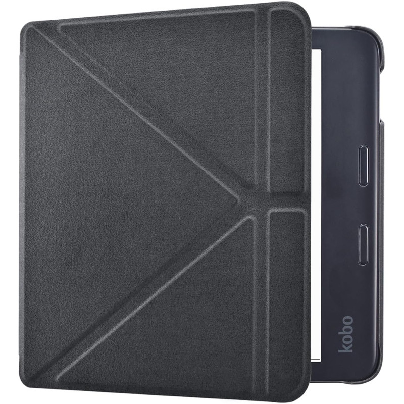 DMLuna Étui pour Kobo Libra Colour 7" (Modèle N428 2024) - Coque légère en Cuir PU de qualité supérieure avec Support Origami et