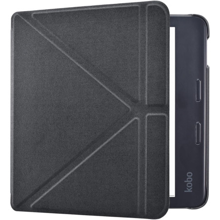 DMLuna Étui pour Kobo Libra Colour 7" (Modèle N428 2024) - Coque légère en Cuir PU de qualité supérieure avec Support Origami et