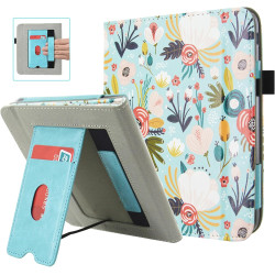 DMLuna Étui pour 7" Kobo Libra Colour Model:N428 2024 / Libra 2 Model:N418 2021, Fonction Veille/Réveil Automatique, Support Int