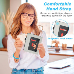 DMLuna Étui pour 7" Kobo Libra Colour Model:N428 2024 / Libra 2 Model:N418 2021, Fonction Veille/Réveil Automatique, Support Int