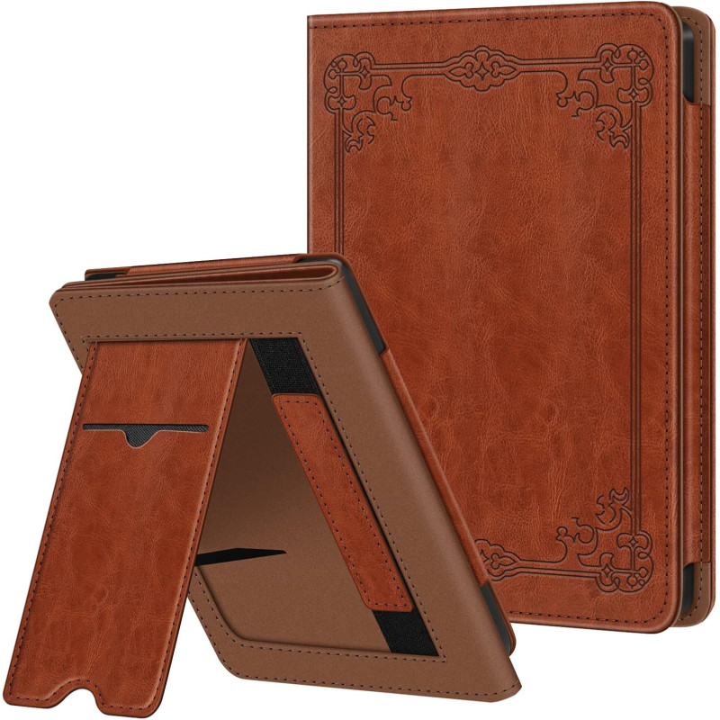 FINTIE Étui Compatible avec 6” Kobo Clara Colour/BW 2024 et Kobo Clara 2E 2022 - Coque Liseuse Housse avec Béquille, Fente pour 