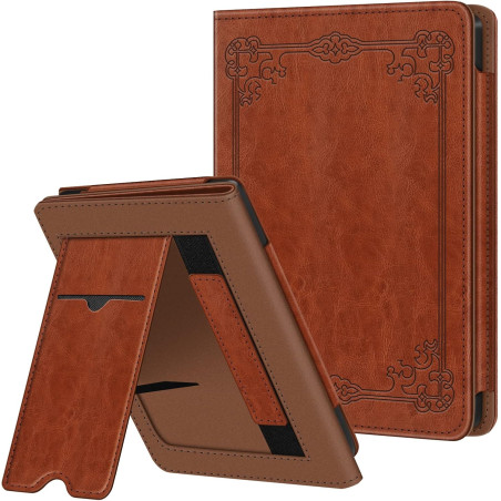 FINTIE Étui Compatible avec 6” Kobo Clara Colour/BW 2024 et Kobo Clara 2E 2022 - Coque Liseuse Housse avec Béquille, Fente pour 