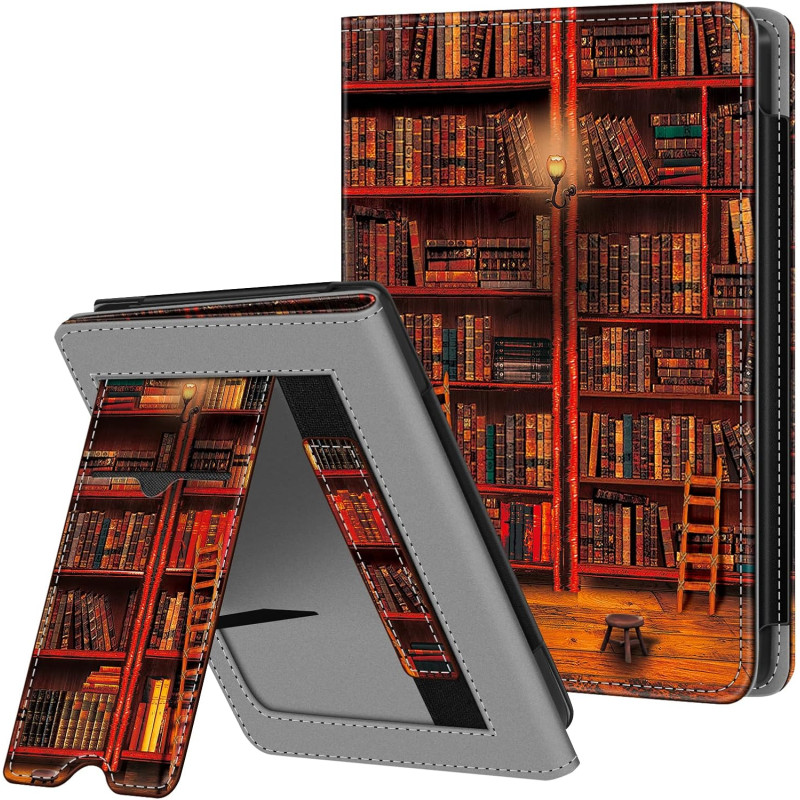 FINTIE Étui Compatible avec 6” Kobo Clara Colour/BW 2024 et Kobo Clara 2E 2022 - Coque Liseuse Housse avec Béquille, Fente pour 