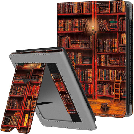 FINTIE Étui Compatible avec 6” Kobo Clara Colour/BW 2024 et Kobo Clara 2E 2022 - Coque Liseuse Housse avec Béquille, Fente pour 