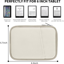 Hoyixi housse universel pour 7" kindle paperblanc/colorsoft 2024 compatibility 6.8" paperblanc 2021 and 6"-6.8" kobo/tolino/sony