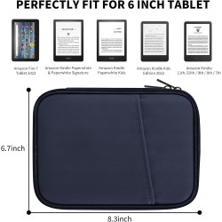 Hoyixi housse universel pour 7" kindle paperblanc/colorsoft 2024 compatibility 6.8" paperblanc 2021 and 6"-6.8" kobo/tolino/sony