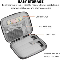 Hoyixi housse universel pour 7" kindle paperblanc/colorsoft 2024 compatibility 6.8" paperblanc 2021 and 6"-6.8" kobo/tolino/sony