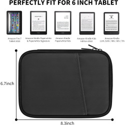 Hoyixi housse universel pour 7" kindle paperblanc/colorsoft 2024 compatibility 6.8" paperblanc 2021 and 6"-6.8" kobo/tolino/sony