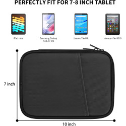 HoYiXi Housse Universel pour 7-8 Pouces Compatible Fire HD 8/Fire HD 8 Plus, iPad Mini (6th Gen) 8.3" 2021, iPad Mini 5/4/3/2/1,