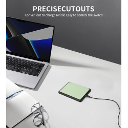 Étui pour Kindle 11e génération 2024, Coque légère 6 Pouces pour Kindle 2024/2022, étui de Protection avec dragonne et Fonction 