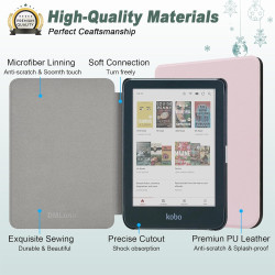 DMLuna Coque Slim Shell pour Tolino Shine 5 (2024), Shine Color, Shine 4 & Kobo Clara Colour, Clara BW (2024), Clara 2E, Coque P