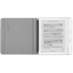 Étui porte-stylet pour kobo libra colour | beige sable| technologie de mise en veille/réveil | support intégré à 2 positions | c