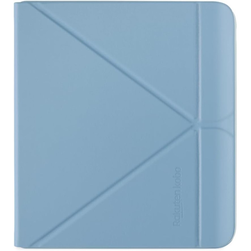 Kobo libra colour sleepcover case | dusk bleu | sleep/wake technology | built-in 2-way stand | vegan leather | compatible with 7