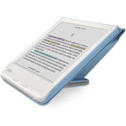 Kobo libra colour sleepcover case | dusk bleu | sleep/wake technology | built-in 2-way stand | vegan leather | compatible with 7