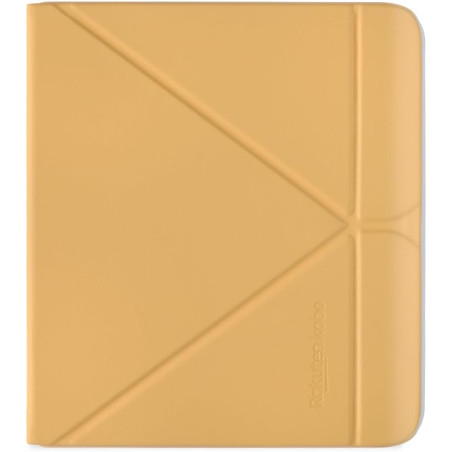 Étui SleepCover pour Kobo Libra Colour | Jaune Beurre | Technologie de Mise en Veille/réveil | Support intégré à 2 Positions | C