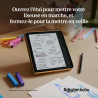 Étui SleepCover pour Kobo Libra Colour | Jaune Beurre | Technologie de Mise en Veille/réveil | Support intégré à 2 Positions | C