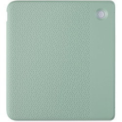 Étui SleepCover Basique pour Kobo Libra Colour | Vert Jardin | Technologie de Mise en Veille/réveil | Cuir végan | Compatible av