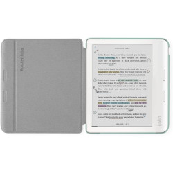 Étui SleepCover Basique pour Kobo Libra Colour | Vert Jardin | Technologie de Mise en Veille/réveil | Cuir végan | Compatible av