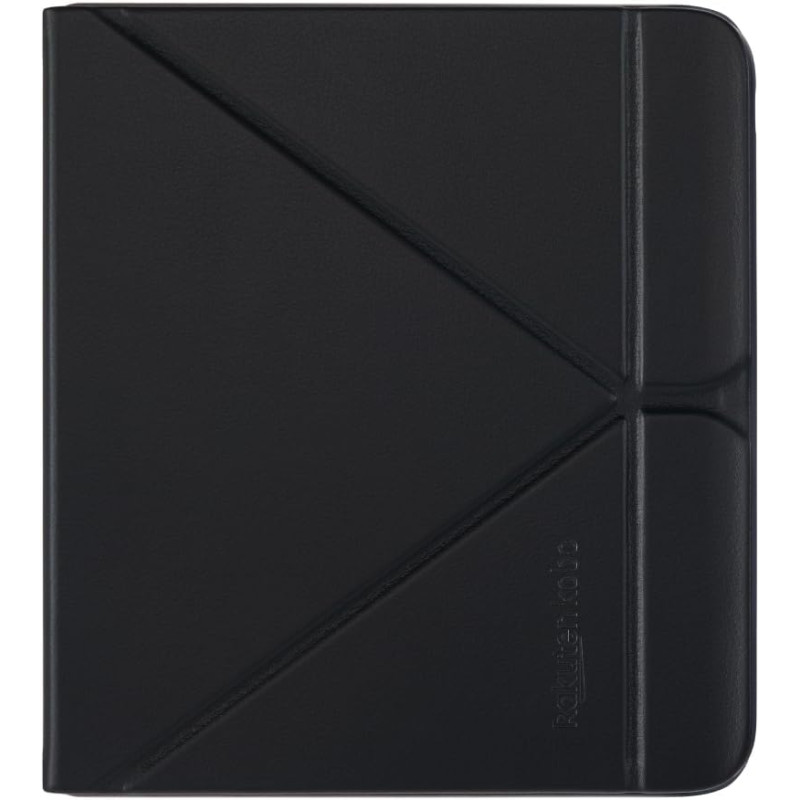 Kobo libra colour sleepcover case | noir | sleep/wake technology | built-in 2-way stand | vegan leather | compatible with 7" kob