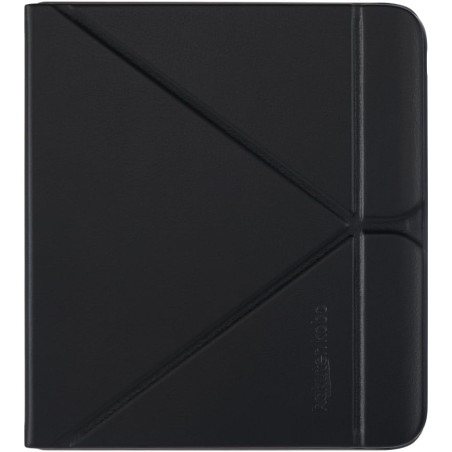 Kobo libra colour sleepcover case | noir | sleep/wake technology | built-in 2-way stand | vegan leather | compatible with 7" kob