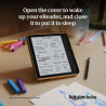 Kobo libra colour sleepcover case | noir | sleep/wake technology | built-in 2-way stand | vegan leather | compatible with 7" kob