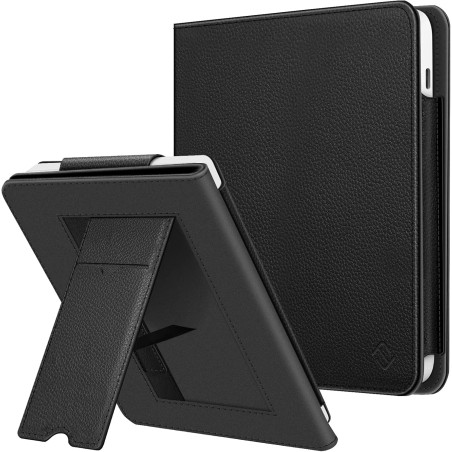 FINTIE Étui Compatible avec 7" Kobo Libra Colour 2024 / Kobo Libra 2 2021 (Modèle: N428 / N418), Coque Liseuse avec Béquille et 