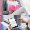 Fintie étui pour 7" kindle paperblanc (12e génération, 2024) et kindle colorsoft (1re génération, 2025/2024), étui transparent e