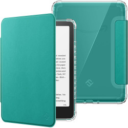 Fintie étui pour 7" kindle paperblanc (12e génération, 2024) et kindle colorsoft (1re génération, 2025/2024), étui transparent e