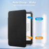 Fintie étui pour 7" kindle paperblanc (12e génération, 2024) et kindle colorsoft (1re génération, 2025/2024), étui transparent e
